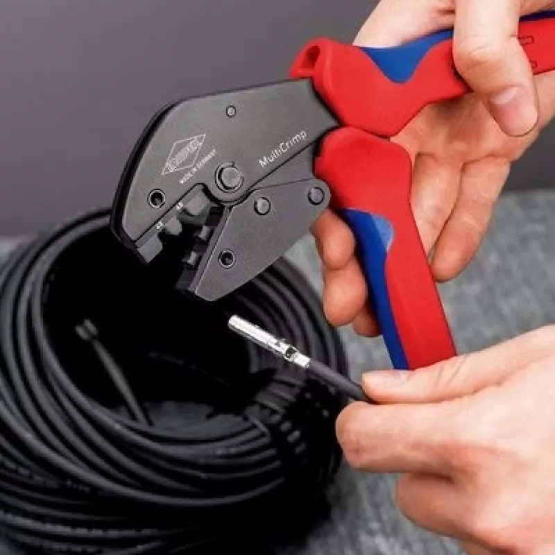 Crimping įrankis Knipex 97 33 03 MultiCrimp PV jungtims MC4 ir MC4 EVO2