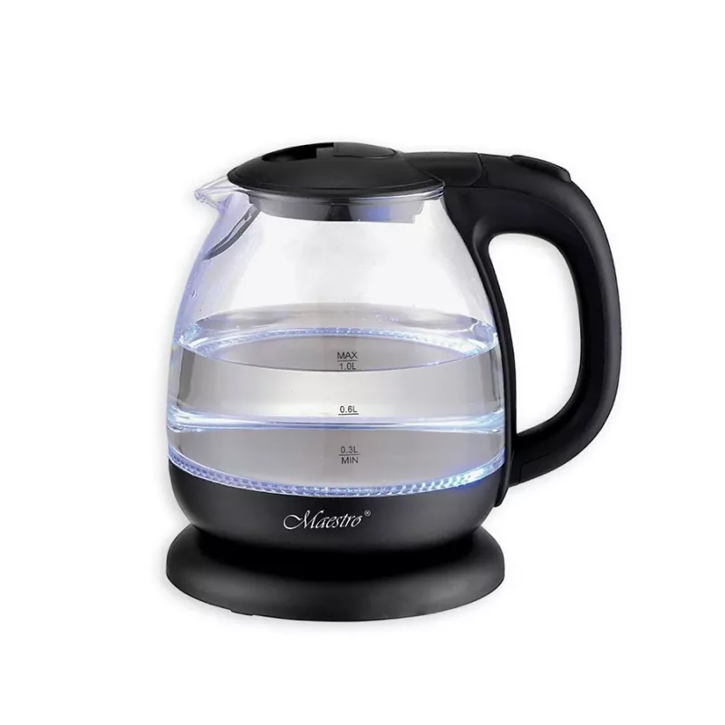Maestro MR-055-BLACK elektrinis virdulys 1 L 1100 W juodas