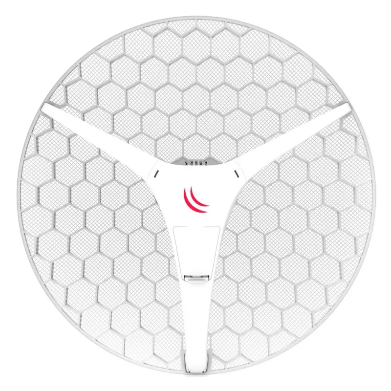 Tinklo antena MikroTik LHG XL HP5 27,5 dBi 5 GHz dviguba poliarizacija, PoE, 245 mm aukštis, 55 cm skersmuo