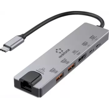 Renkforce USB-C dokavimo stotelė RF-USBH-550, tinkama Acer, Apple prekės ženklo dokavimo stotelėms (RF-6649662)