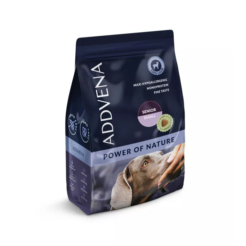 ADDVENA Power of Nature Senior Small Ėriena – sausas šunų ėdalas – 2,5 kg