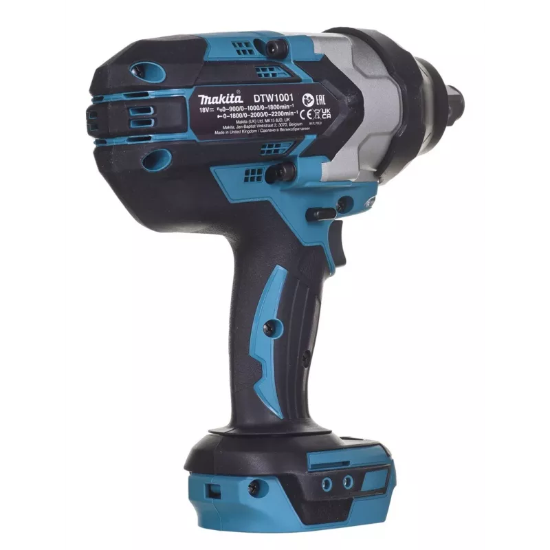 Makita DTW1001Z akumuliatorinis suktuvas / smūginis suktuvas 1800 RPM Juoda, Mėlyna, Pilka