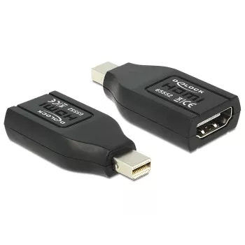 DeLOCK vaizdo / garso adapteris HDMI (moteriška) – Mini DisplayPort (vyriška) juodas (65552)