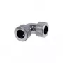 Alphacool HT 13mm HardTube įsukama jungtis 90° L-kampinė - raižyta - Chromas (17295)