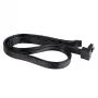 SilverStone SST-PP14-90 12VHPWR kabelis, 90 laipsnių, 650 mm, juodas