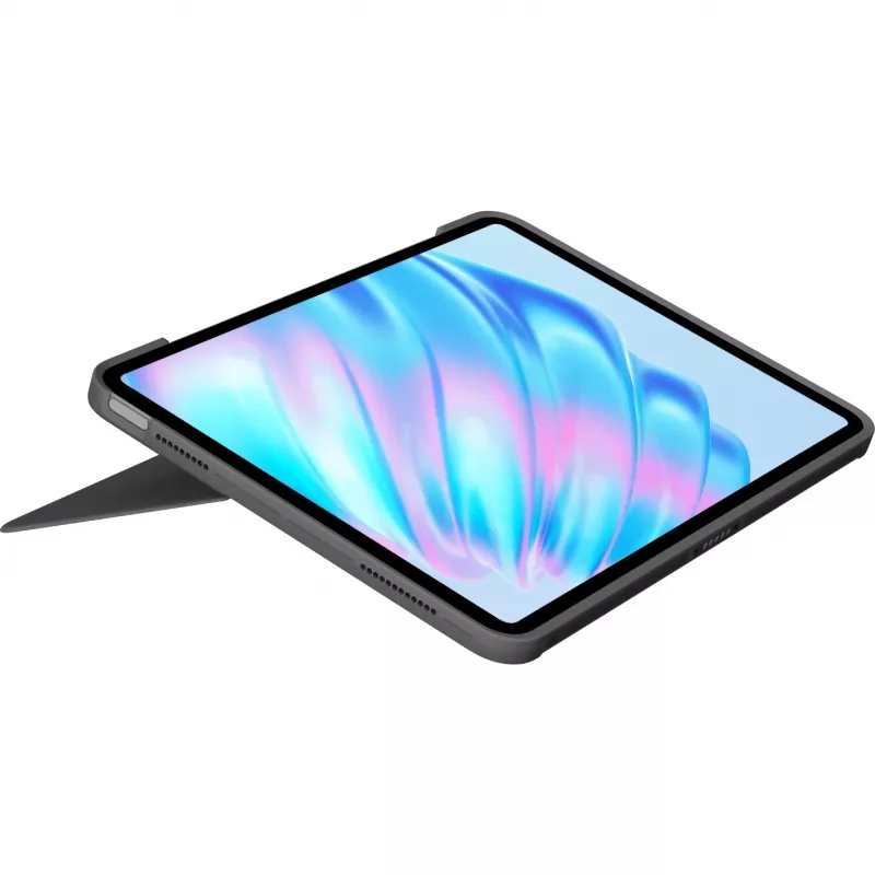 Klaviatūros dėklas Logitech Combo Touch QWERTY danų, suomių, norvegų, švedų Smart Connector pilka