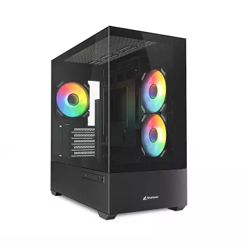 PC korpusas Sharkoon MK6 RGB Midi Tower White