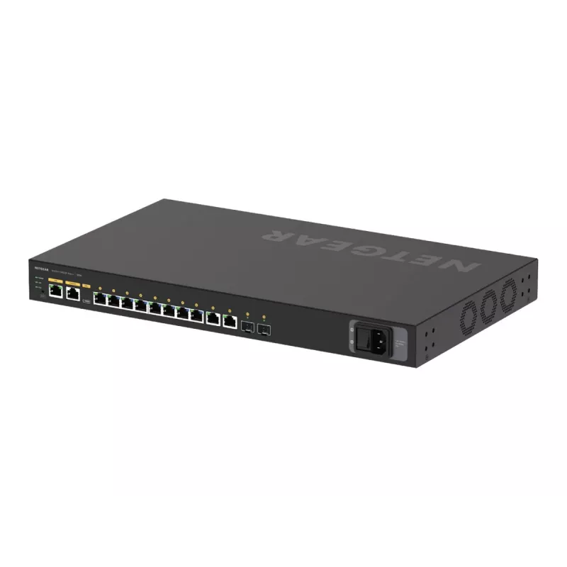 NETGEAR M4250-10G2XF-PoE++ valdomas L2/L3 gigabitinis eterneto jungiklis su PoE (10/100/1000) 1U juodas