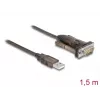 Adapteris USB 2.0 Type-A į RS-232 D-Sub 9 kontaktų kištuką DeLOCK 62646
