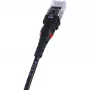 PatchSee TP-6A-U/6 Cat6a F/UTP tinklo kabelis, 1,8 m, juodas