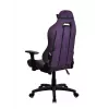Žaidimų kėdė Arozzi Torretta SoftFabric Purple – ergonomiškas dizainas, reguliuojamos porankiai, atlošiama nugara