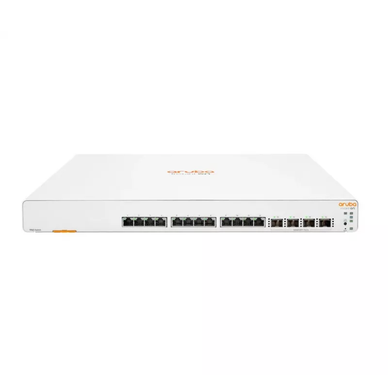 HPE Aruba Networking Instant On 1960 valdomas L2+ jungiklis, 12 prievadų 10GBASE-T, 4 prievadai SFP+