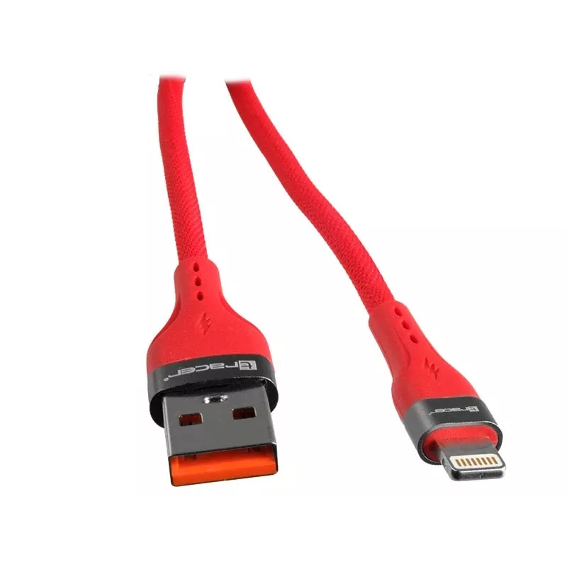 USB A-Lightning laidas 1m Raudonas TRACER