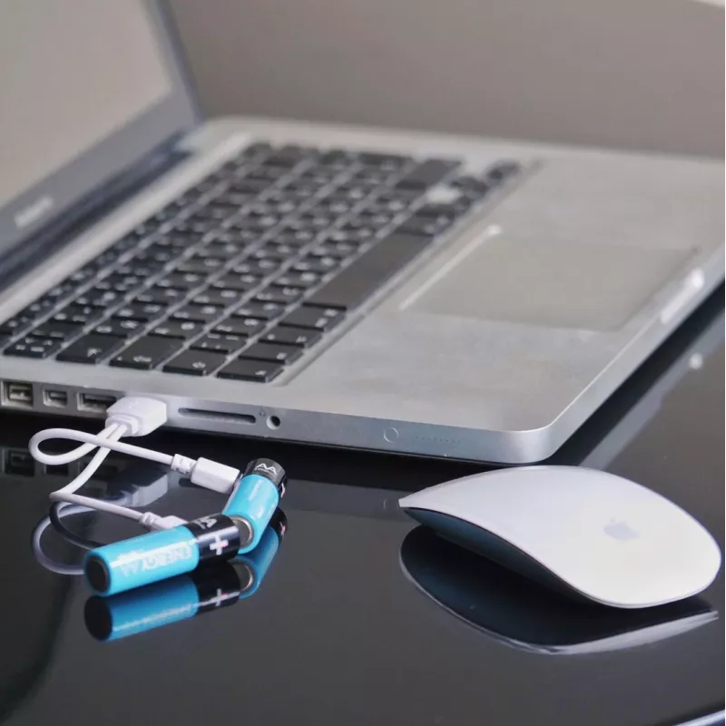 Sponge Energy AAA įkraunama baterija su Micro-USB 450 mAh