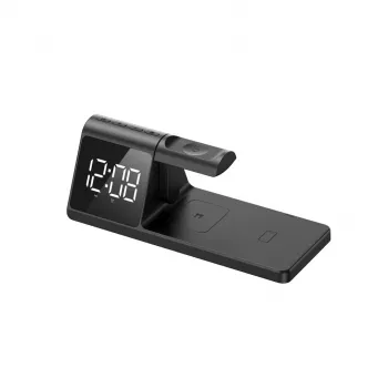 Havit W3042 3 viename belaidė įkrovimo stotelė, juoda
