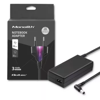 Qoltec maitinimo blokas nešiojamam kompiuteriui Acer 65W 3.42A 19V 5,5x2,5 50016.65W