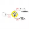 ROLINE USB-C laidas - USB 2.0, 1.85 m, 100 W, juodas (11.02.8308)