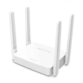 Stalinis maršrutizatorius MERCUSYS AC10 dviejų juostų 2.4/5 GHz Wi‑Fi 5, 4 išorinės antenos, 1x Fast Ethernet (WAN/LAN)