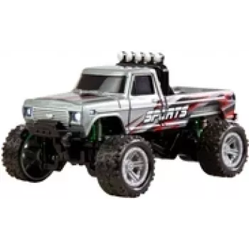 Radijo bangomis valdomas monster sunkvežimis Amewi DieCast 1:64 RTR, pilkas, mastelis 1:64