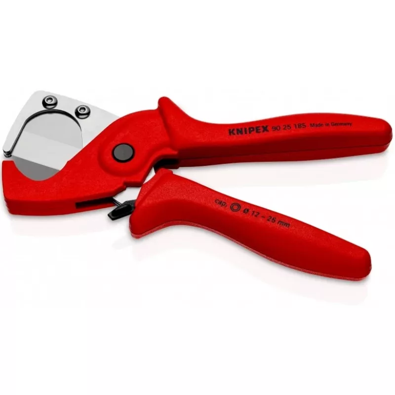 Knipex 90 25 185 vamzdžių pjaustytuvas, plienas, plastikas, raudonas, 1,2 cm - 18,5 cm