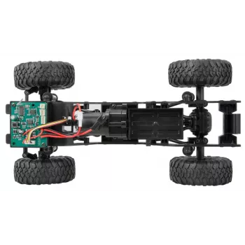 Radijo valdomas ropojantis automobilis Amewi AMXRock 4WD 1:16 RTR, žalias