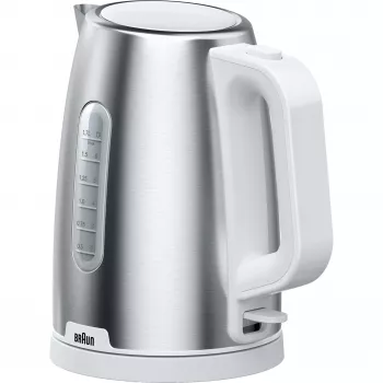 Braun WK 1500 elektrinis virdulys 1,7 L 2200 W Nerūdijantis plienas, Baltas