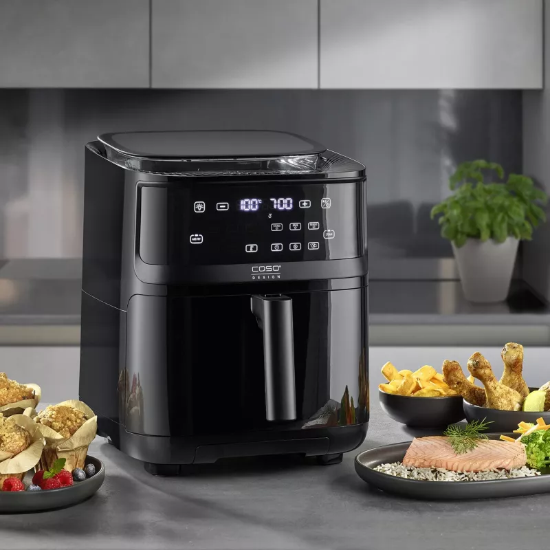 Kepimo krosnelė Caso Steam and AirFry 700, 1700 W, 7 L, juoda