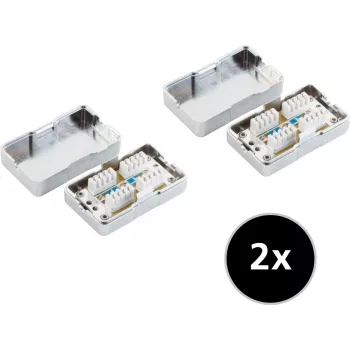 ShiverPeaks 75001-SET2 Cat.6 eterneto kabelių rinkinys 2 vnt.
