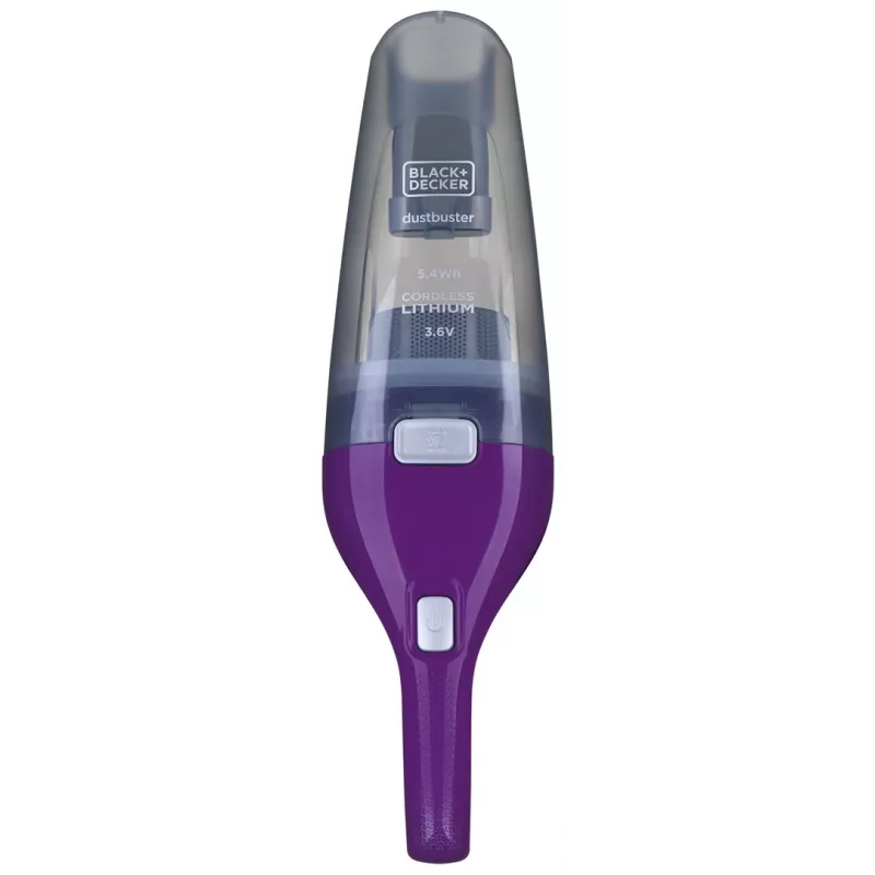 Nešiojamas dulkių siurblys Black & Decker NVC115W pilkai violetinis, be maišelio