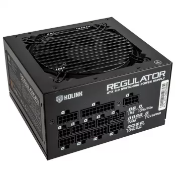 Kolink Regulator 80 PLUS Gold maitinimo blokas, ATX 3.0, PCIe 5.0, modulinis – 1000 W