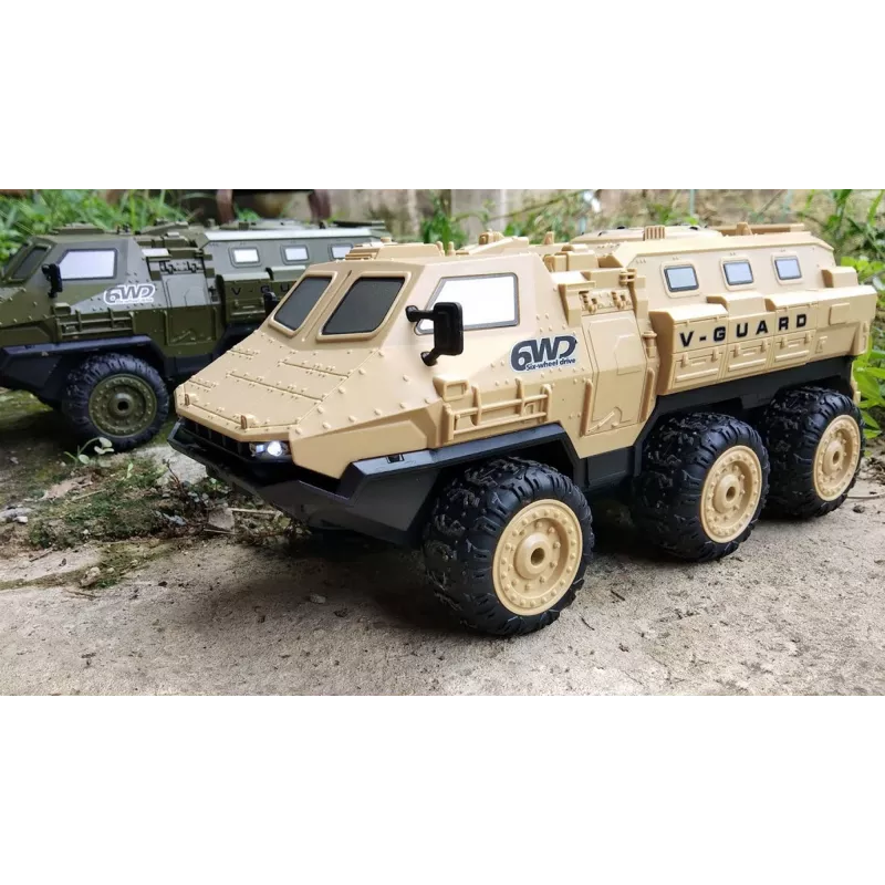 Amewi V-Guard šarvuota transporto priemonė 6WD 1:16 RTR nuotoliniu valdymu RC modelis su elektriniu varikliu (22585)