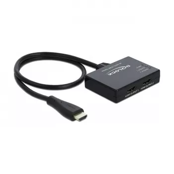 DELOCK HDMI skirstytuvas 1 x HDMI įėjimas > 2 x HDMI išėjimas 4K 60 Hz