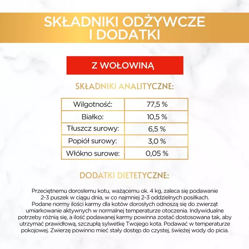 GOURMET Gold Jautiena – šlapias ėdalas katėms – 85 g