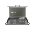 Digitus 17 colių HD LCD KVM konsolė 16 prievadų HDMI vokiška klaviatūra