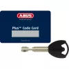 ABUS GRANIT Plus 470 U-spyna juoda 1,4 cm raktinis sidabrinis FG FA Sold Secure Silver SBSC Varefakta (11194)