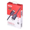 UNITEK V1608A DisplayPort 1.2 – HDMI kabelis, 4K@60Hz, 1,8 m
