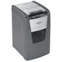 Rexel Optimum AutoFeed+ 130X popieriaus smulkintuvas, kryžminis pjovimas, 55 dB, 22 cm, juoda, sidabrinė