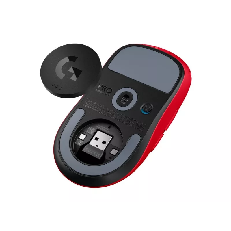 Logitech G PRO X SUPERLIGHT 2 SE žaidimų pelė – belaidė – raudona
