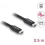 C2G USB 2.0 A stačiakampis į Micro-USB B stačiakampį laidas - USB laidas - Micro-USB B tipas (kištukas) į USB A (kištukas) - 2 m - 90° kištukas, stačiakampis kištukas - juoda