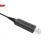 Ausinės Koss CS200 USB laidinės antausinės skambučiams ir muzikai USB-A juodos
