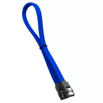 CableMod ModMesh SATA kabelis - Serial ATA 150/300/600 - SATA (M) į SATA (M) - 60 cm - Mėlynas (CM-CAB-SATA-N60KB-R)