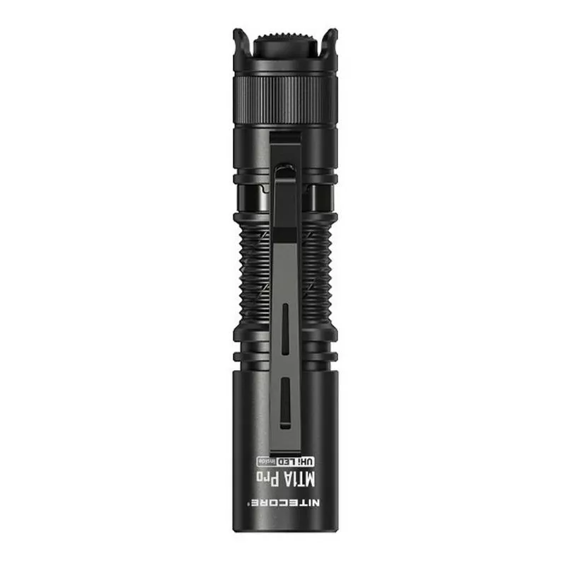 Kišeninis žibintuvėlis Nitecore MT1A Pro – LED 50 lm, USB įkraunamas, 1100 mAh, aliuminis, vandeniui atsparus, smūgiams atsparus, juodas