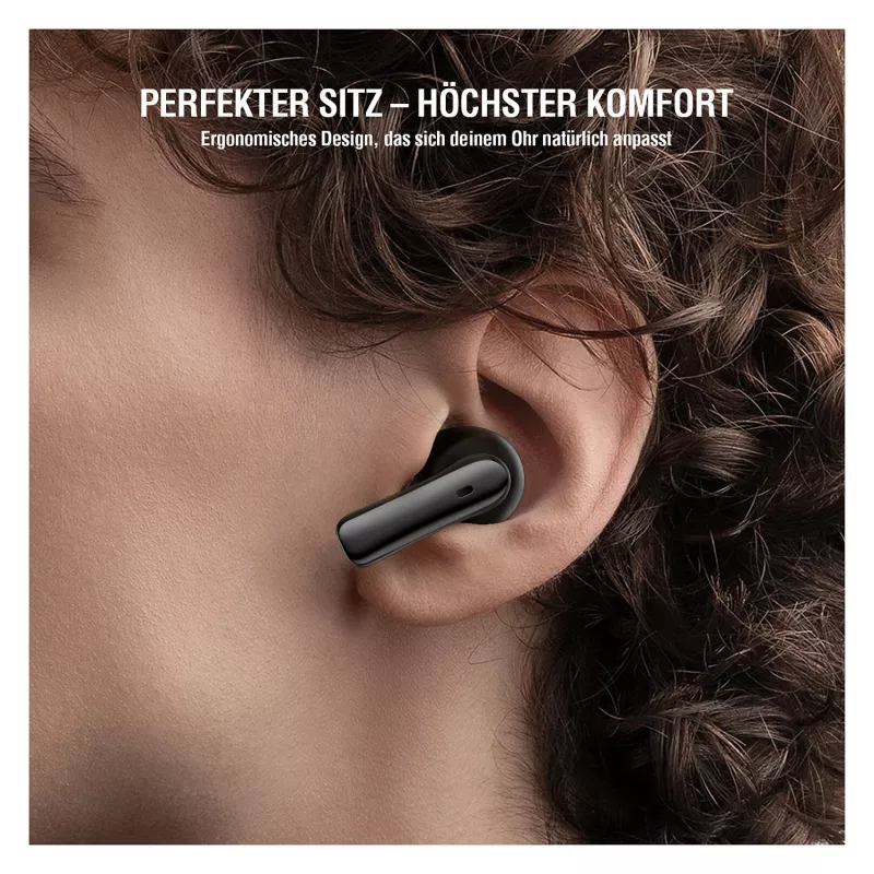4smarts belaidė ausinė SkyBuds Air juoda (541722)