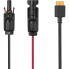 Laidas EcoFlow LMC4-XT60I-2.5M saulės kolektoriams, XT60i jungtis, 2,5 m, juoda/raudona
