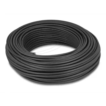 Tinklo kabelis DeLOCK 80597 Cat6a U/FTP 50 m juodas