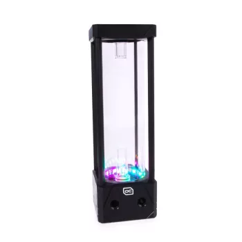 Alphacool Eisbecher Aurora 13326 rezervuaras su siurbliu, stiklas/acetilas, juodas/skaidrus