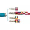 Saugioji pneumatinė mova Hazet 9000-061 1/4 colio, 10 bar, greito atjungimo