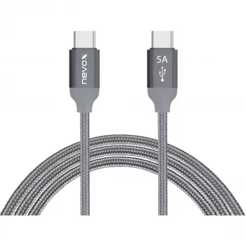 Nevox 1653 USB kabelis pilkas