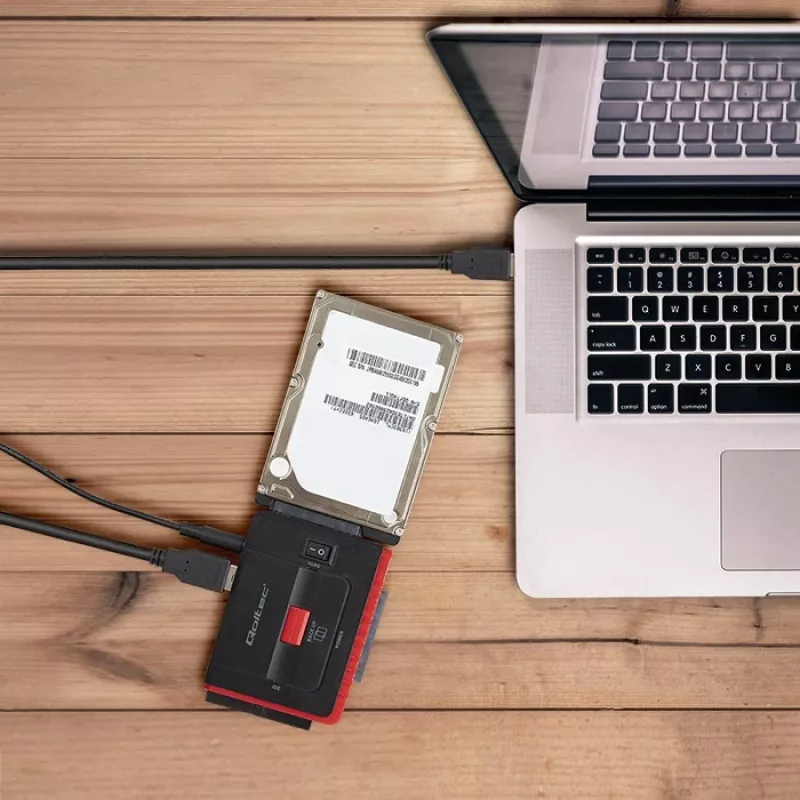 USB 3.0 į IDE SATA III adapteris QOLTEC 50645