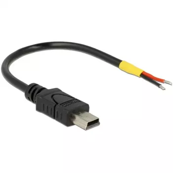 USB laidas DeLOCK 85251 Mini-USB B 0,1 m juodas